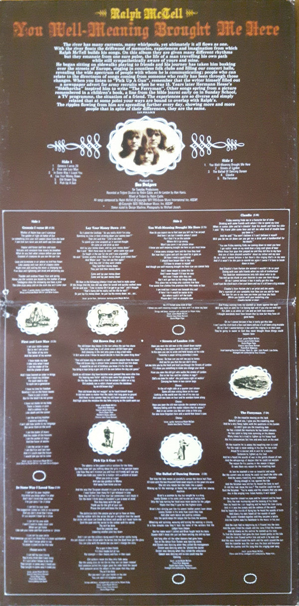 Ralph McTell : You Well-Meaning Brought Me Here (LP, Album, Gat)