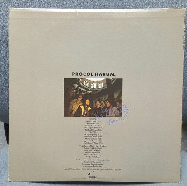 Procol Harum : Procol's Ninth (LP, Album)