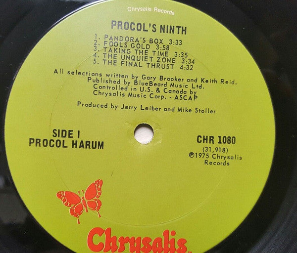 Procol Harum : Procol's Ninth (LP, Album)