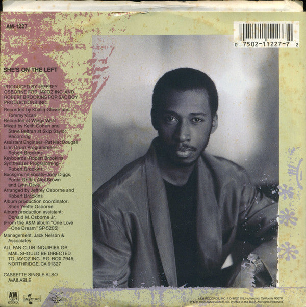 Jeffrey Osborne : She's On The Left (7", Spe)