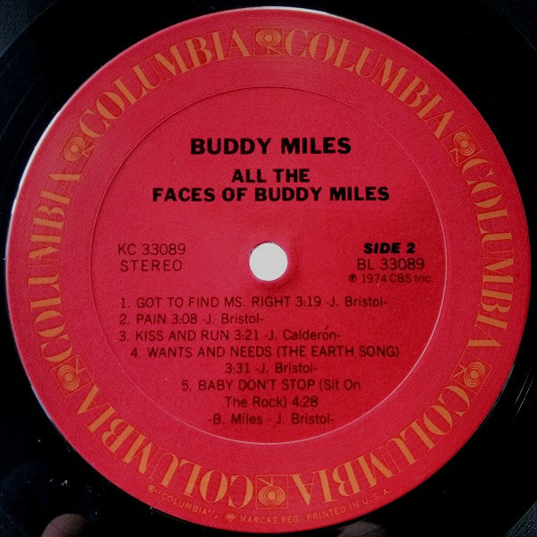 Buddy Miles : All The Faces Of Buddy Miles (LP)