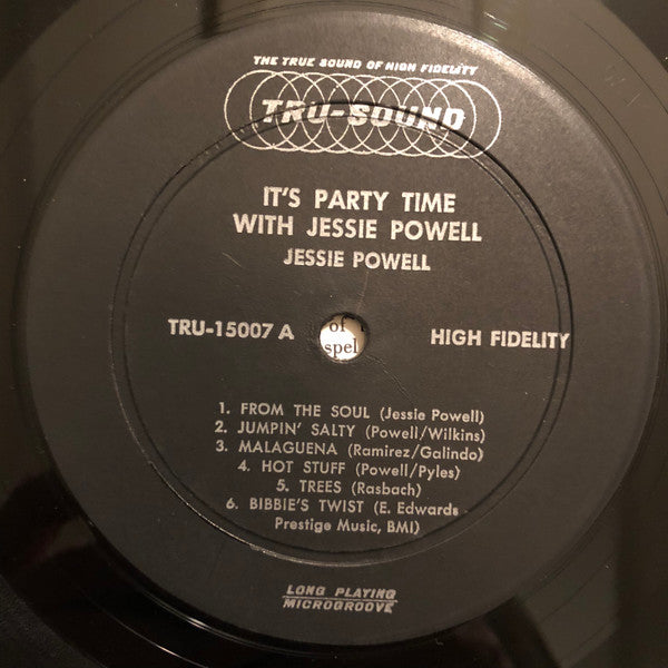 Jesse Powell (2) : It's Party Time With Jesse Powell (LP, Album, Mono)
