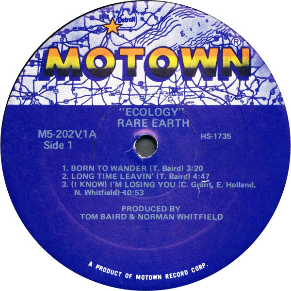 Rare Earth : Ecology (LP, Album, RE)