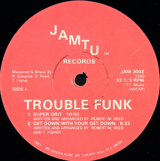 Trouble Funk : Super Grit (12")