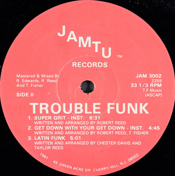 Trouble Funk : Super Grit (12")
