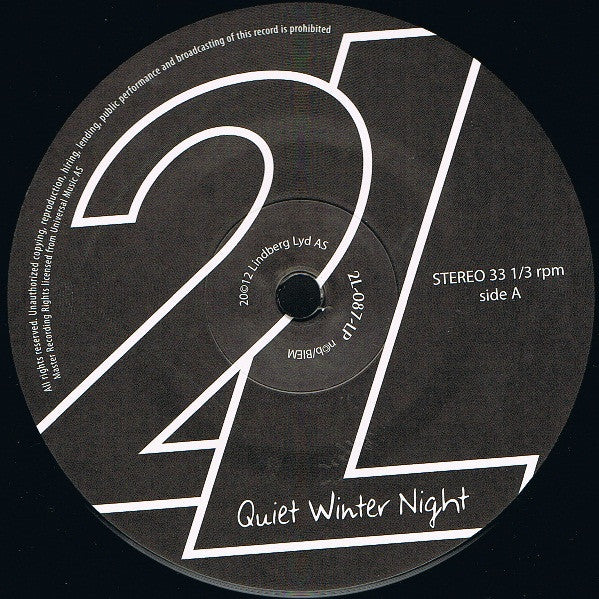 Hoff Ensemble : Quiet Winter Night - An Acoustic Jazz-Project (NM