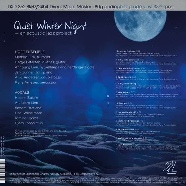 Hoff Ensemble : Quiet Winter Night - An Acoustic Jazz-Project (LP, Album)