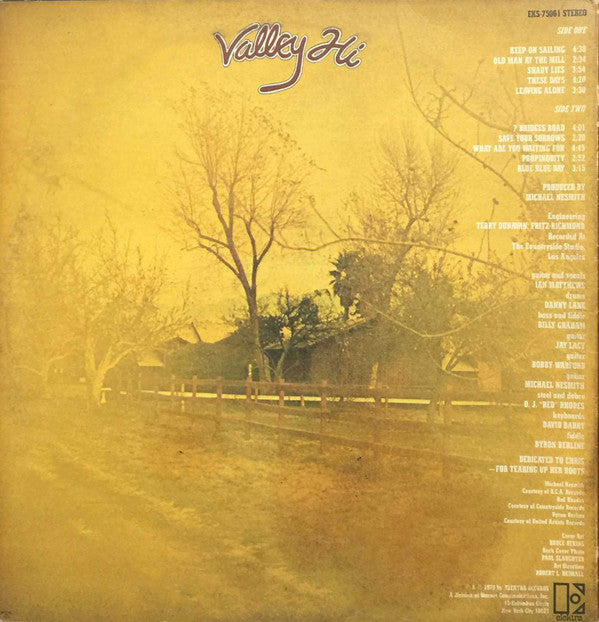 Ian Matthews* : Valley Hi (LP, Album, Promo, San)