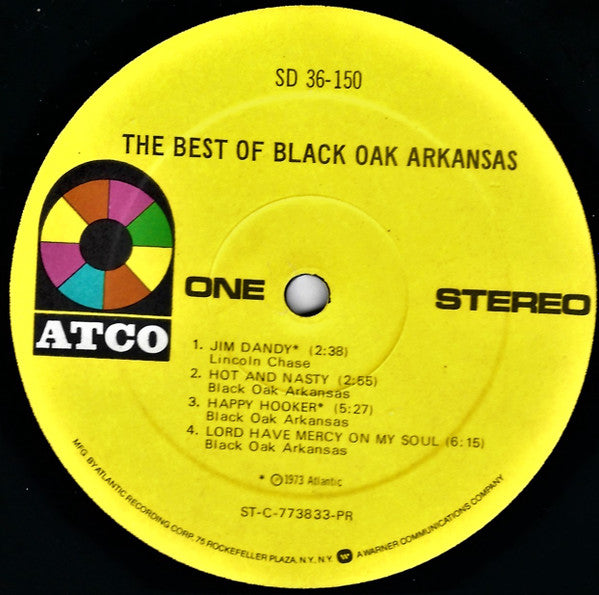 Black Oak Arkansas : The Best Of Black Oak Arkansas (LP, Comp, PR)