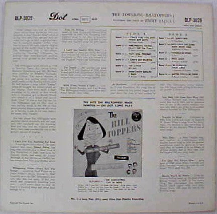 The Hilltoppers Featuring The Voice Of Jimmy Sacca : The Towering Hilltoppers (LP)