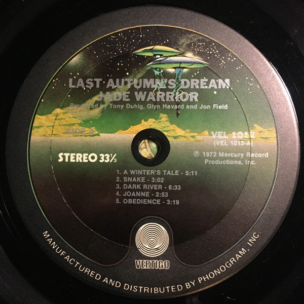 Jade Warrior : Last Autumn's Dream (LP, Album, RE)