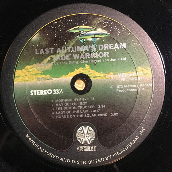 Jade Warrior : Last Autumn's Dream (LP, Album, RE)