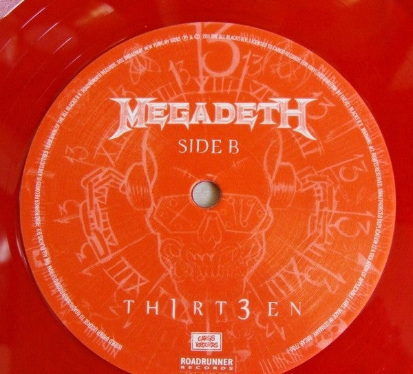Megadeth : Th1rt3en (2xLP, Album, Ltd, Red)