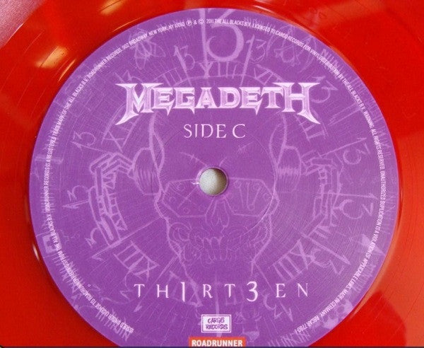 Megadeth : Th1rt3en (2xLP, Album, Ltd, Red)