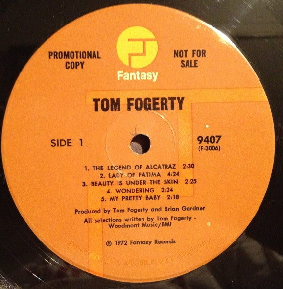 Tom Fogerty : Tom Fogerty (LP, Album, Promo)