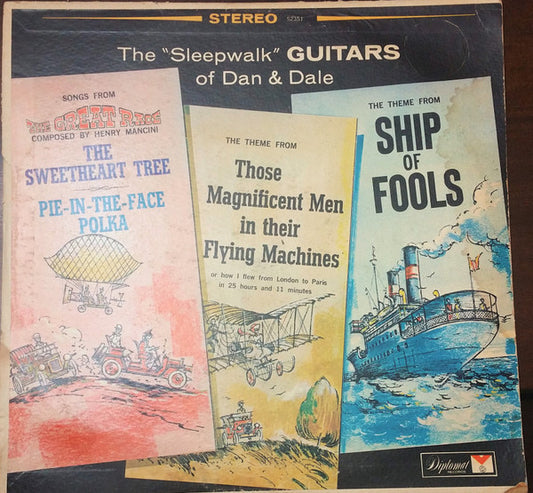 The "Sleepwalk" Guitars Of Dan & Dale* : Songs From The Great Race... (LP)