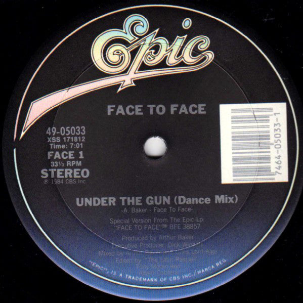 Face To Face (3) : Under The Gun (12")