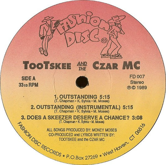 Tootskee And The Czar MC : Outstanding (12")