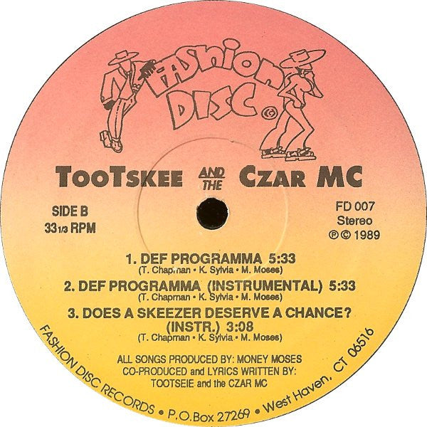 Tootskee And The Czar MC : Outstanding (12")