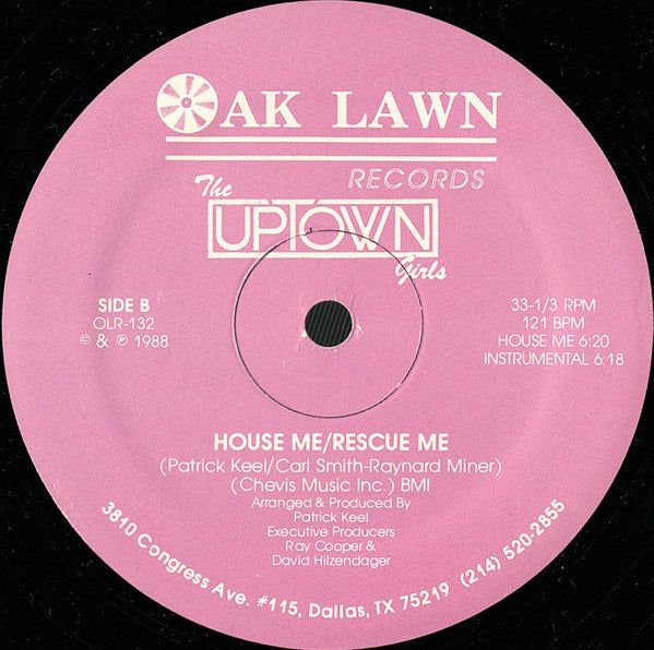 The Uptown Girls : Rescue Me (12", Single)
