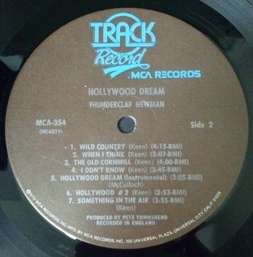 Thunderclap Newman : Hollywood Dream (LP, Album, RE, Pin)