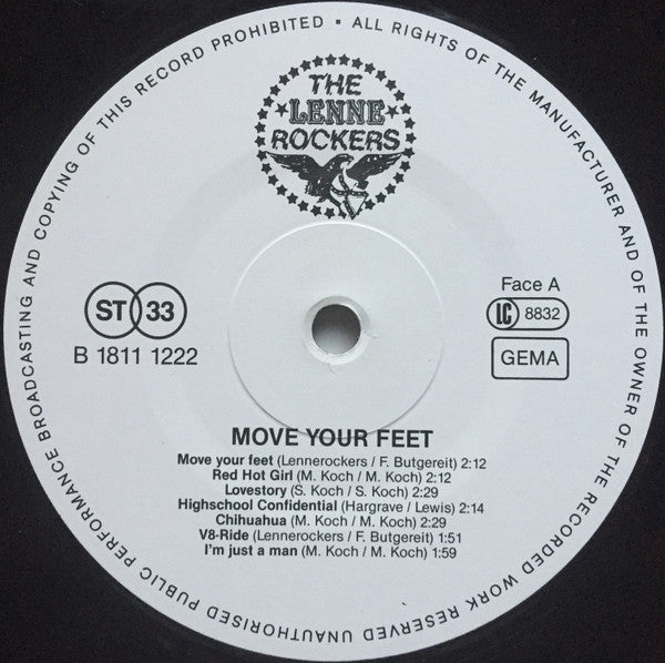 The Lennerockers : Move Your Feet (LP)