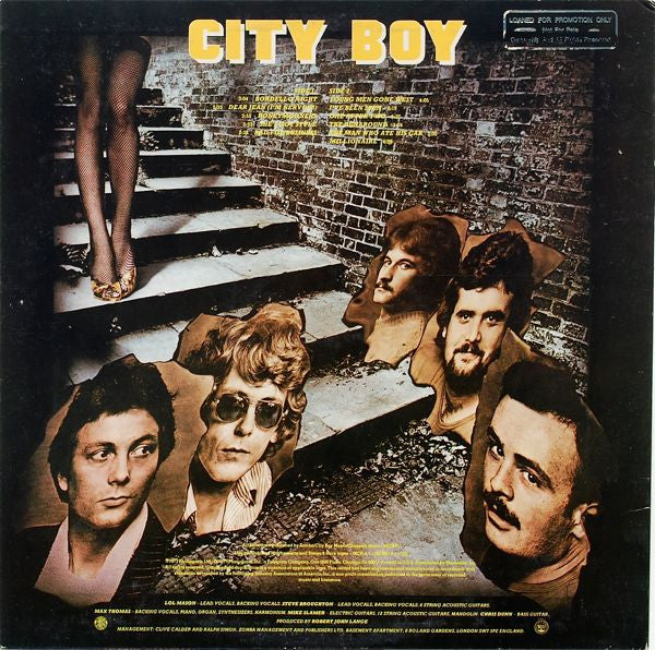 City Boy : Young Men Gone West (LP, Album, Ter)