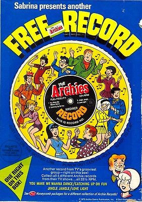 The Archies : Jingle Jangle (Flexi, 5½", S/Sided, Card, Cer)