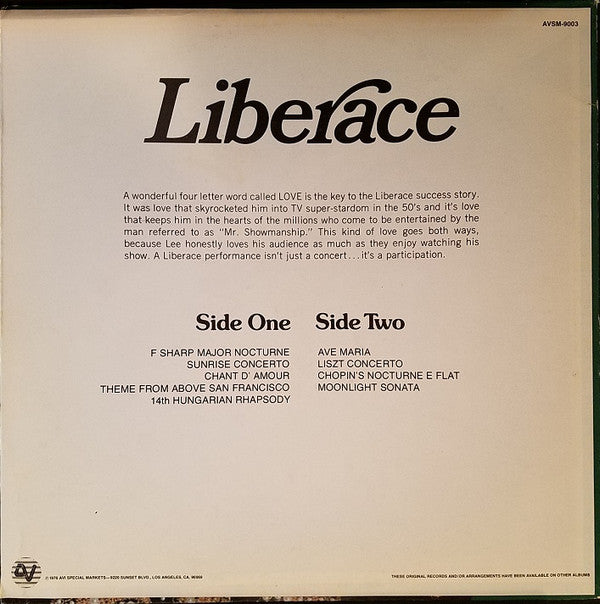 Liberace : Liberace (LP, Comp)