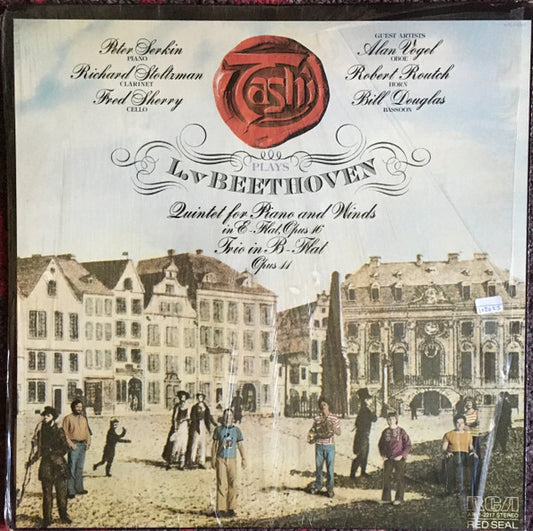 Tashi Plays L. v Beethoven* : Quintet For Piano And Winds In E-Flat, Opus 16 / Trio In B-Flat, Opus 11 (LP, Album)