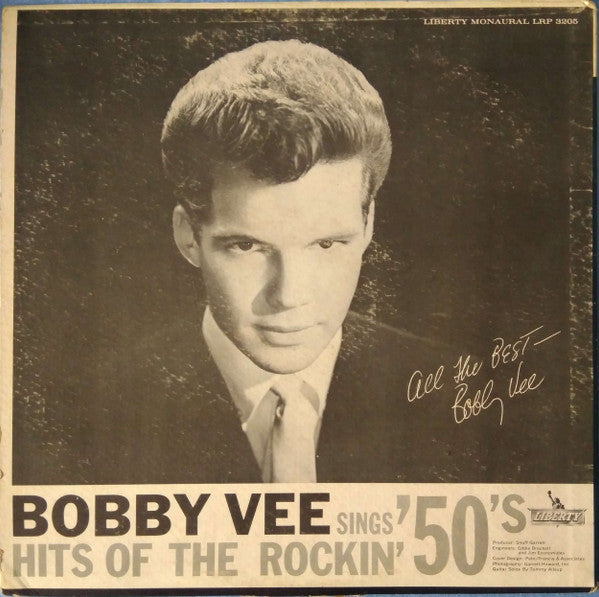 Bobby Vee : Hits Of The Rockin' Fifties (LP, Album, Mono)