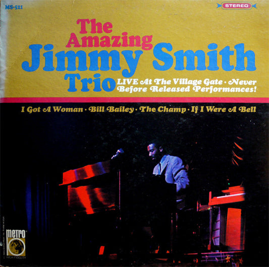 The Amazing Jimmy Smith Trio* : Live At The Village Gate (LP, Album)