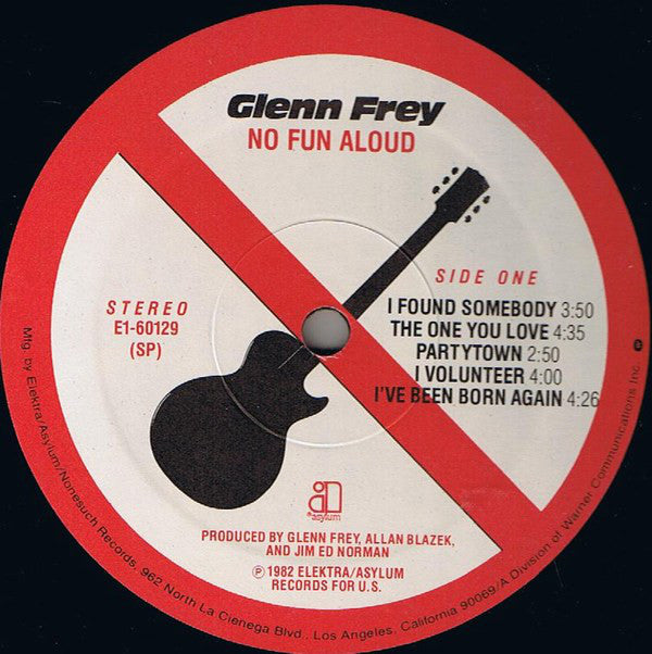  Glenn Frey No Fun Aloud: CDs & Vinyl