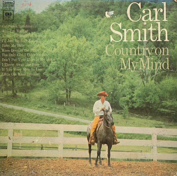 Carl Smith (3) : Country On My Mind (LP, Album)