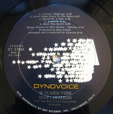 Bhen Lanzaroni With The Bob Crewe Generation : In Classic Form (LP, Album)