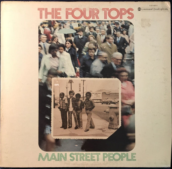 Four Tops : Main Street People (LP, Album, Quad)