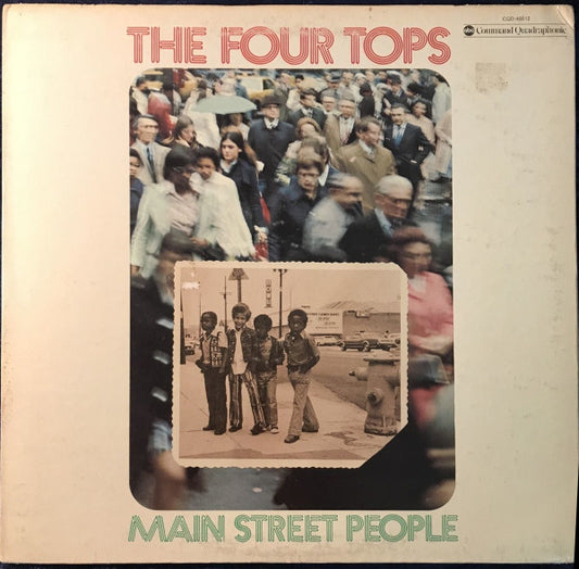 Four Tops : Main Street People (LP, Album, Quad)