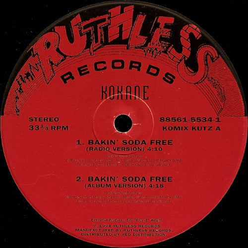 Kokane : Bakin' Soda Free (12", Single)