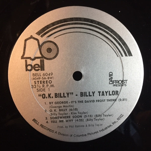 Billy Taylor : David Frost Presents OK Billy (LP)