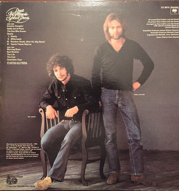 Illinois Speed Press : Duet (LP, Album, Pit)