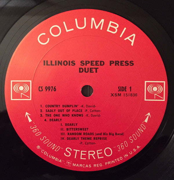 Illinois Speed Press : Duet (LP, Album, Pit)
