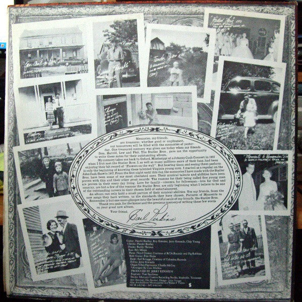 The Statler Brothers : Pictures Of Moments To Remember (LP, Album)