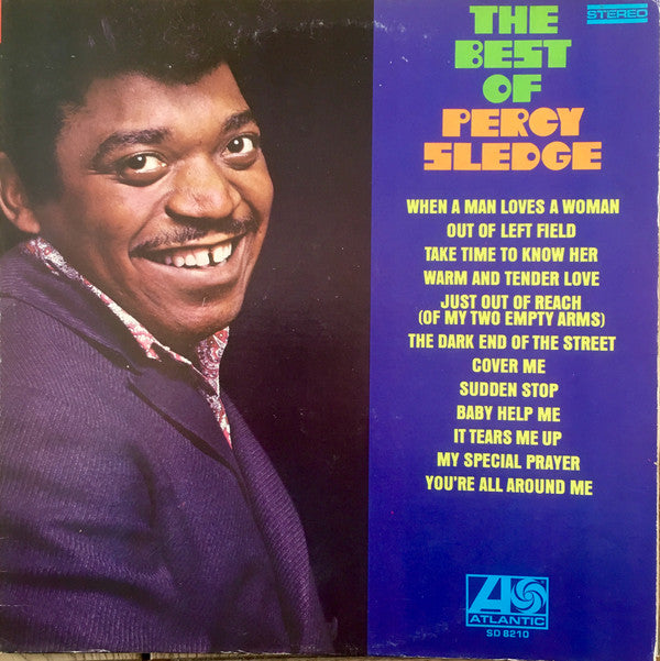 Percy Sledge : The Best Of Percy Sledge (LP, Comp, RE, PR)