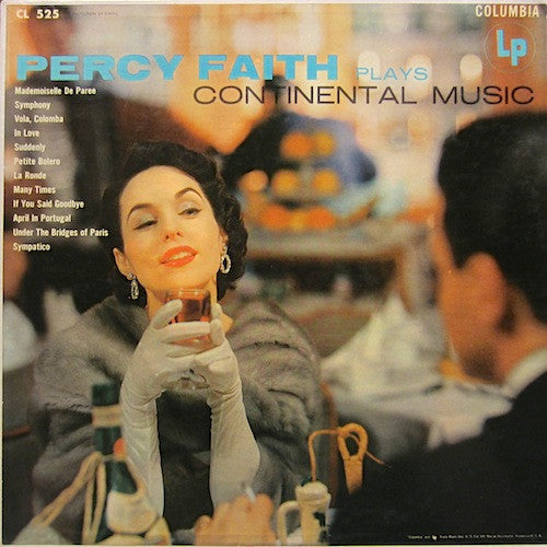 Percy Faith : Percy Faith Plays Continental Music (LP, Album, Mono)