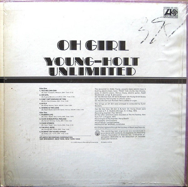 Young-Holt Unlimited* : Oh Girl (LP, Album, Mon)