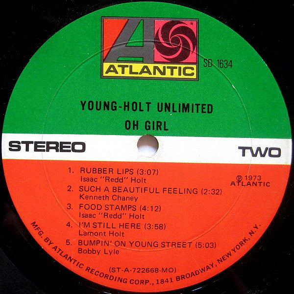 Young-Holt Unlimited* : Oh Girl (LP, Album, Mon)