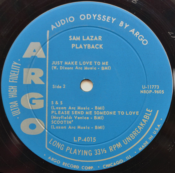Sam Lazar Trio : Playback (LP)