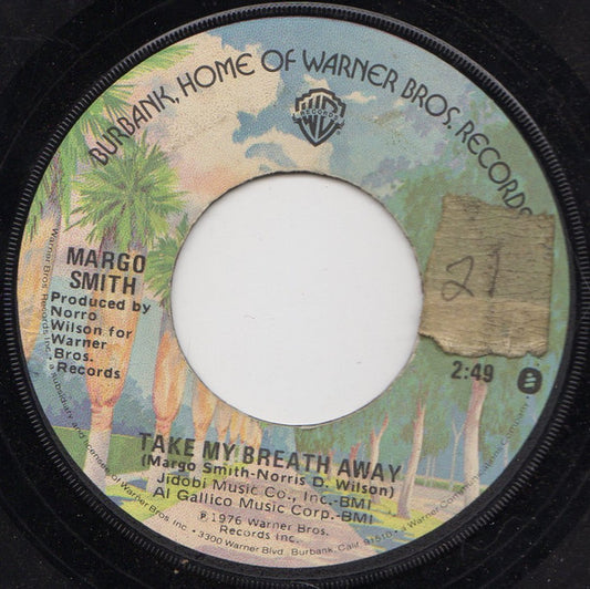 Margo Smith : Take My Breath Away / When Where And Why (7")