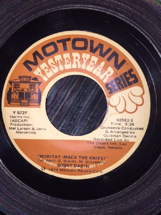 Bobby Darin : Moritat (Mack The Knife) / If I Were A Carpenter (7")