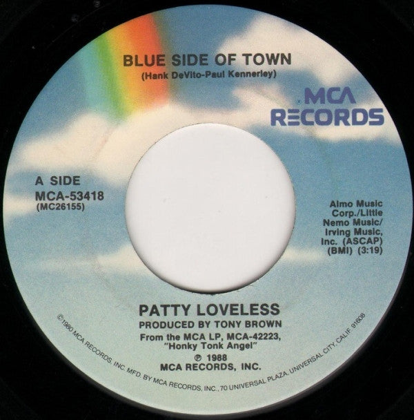 Patty Loveless : Blue Side Of Town (7", Single)